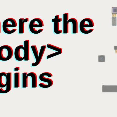 Where the body begins text